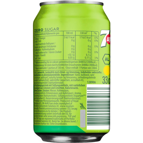 Seven-Up Zero Sugar Softdrinks & Energydrinks