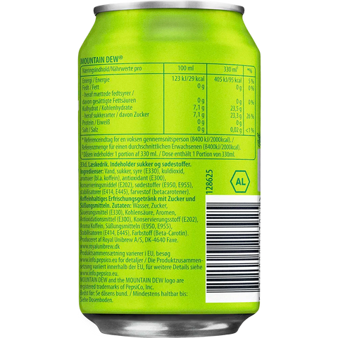 Mountain Dew Citrus Blast Softdrinks & Energydrinks
