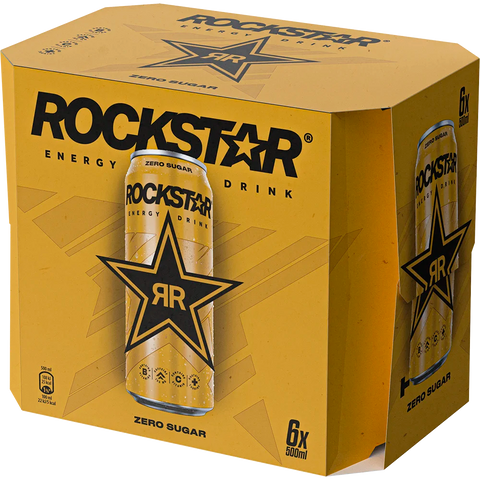 Rockstar Energy Drink Original No Sugar Softdrinks & Energydrinks