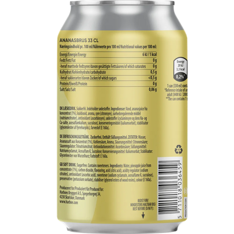 Harboe Ananasbrus 0% Sugar