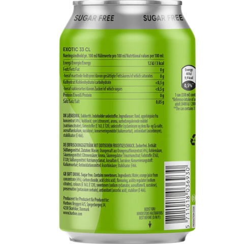 Harboe Exotic 0% Sugar