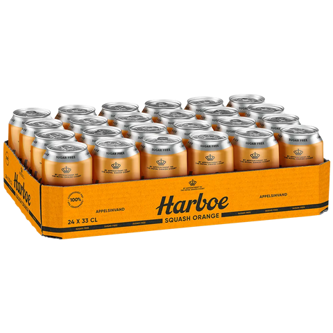 Harboe Squash Orange 0% Sugar