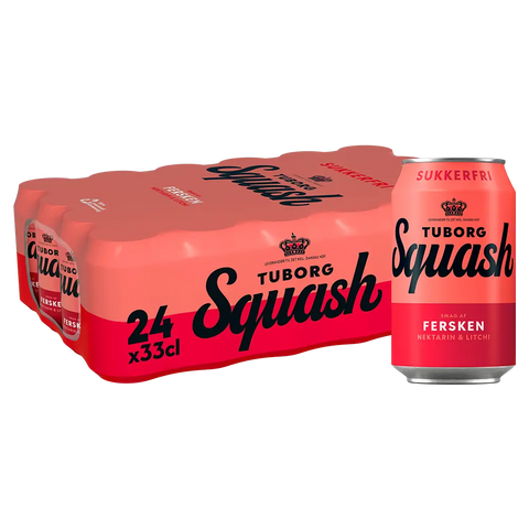 Tuborg Squash Fersken Zuckerfrei Softdrinks & Energydrinks