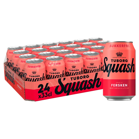Tuborg Squash Fersken Zuckerfrei Softdrinks & Energydrinks