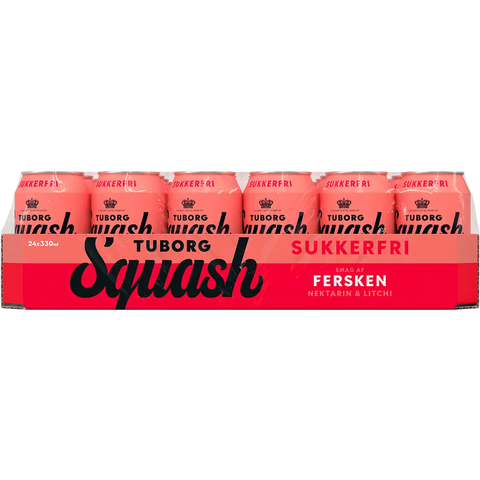 Tuborg Squash Fersken Zuckerfrei Softdrinks & Energydrinks