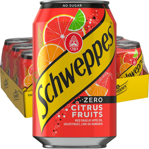 Schweppes Citrus Mix Zero Softdrinks & Energydrinks