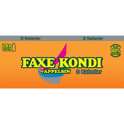 Faxe Kondi Appelsin 0 kalorier PET