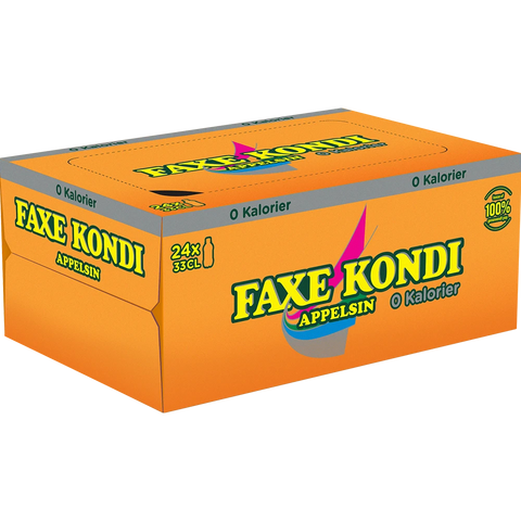 Faxe Kondi Appelsin 0 kalorier PET