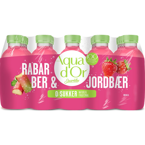 Aqua d´Or Sparkles Rabarber & Jordbær