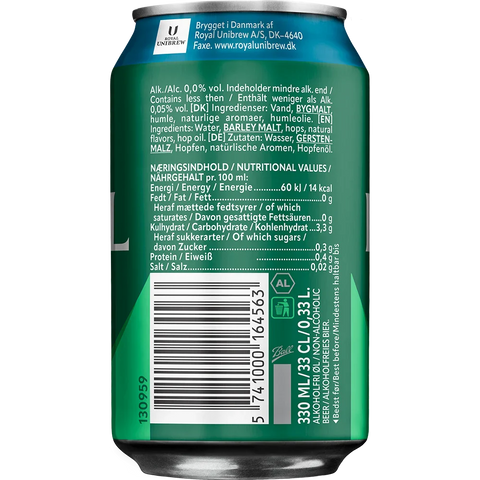 Royal Pilsner 0 % Alkoholfri Øl & Cider