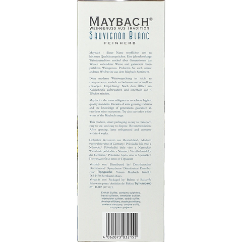 Maybach Sauvignon Blanc