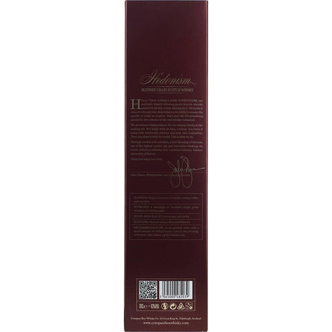 Compass Box Hedonism Spiritus