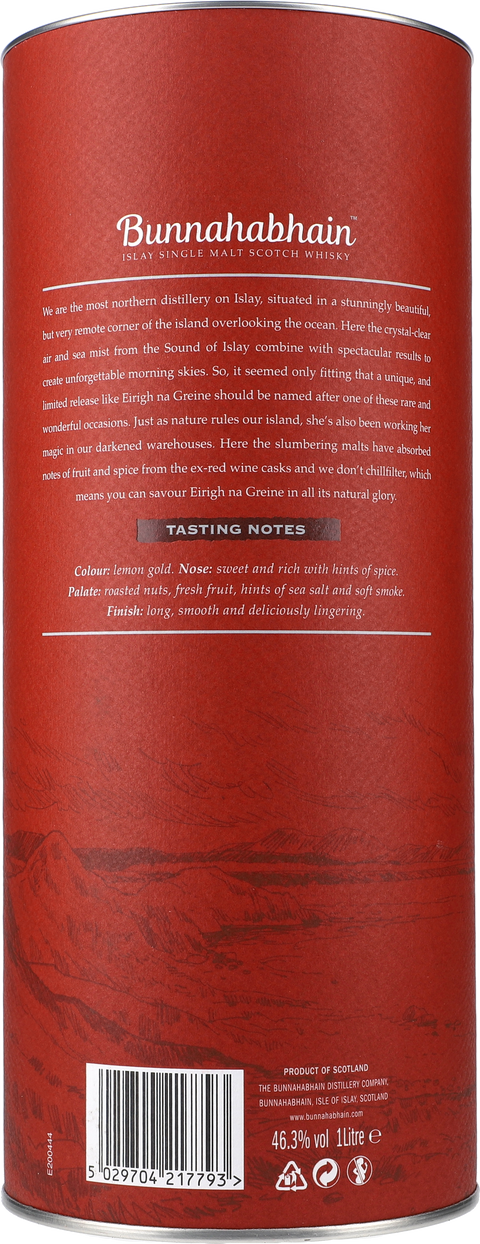 Bunnahabhain Eirigh Na Greine Spiritus