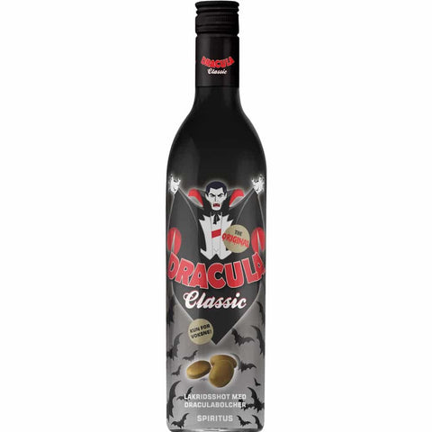 Dracula Classic Lakridsshot Med Draculabolcher Spiritus
