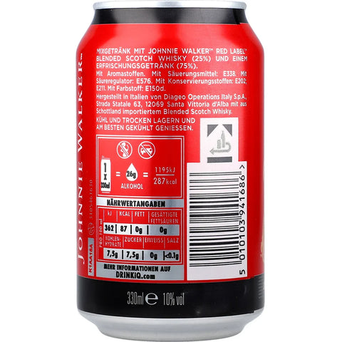 Johnnie Walker Premix & Cola Spiritus