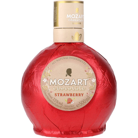 Mozart White Chocolate Strawberry Cream Spiritus