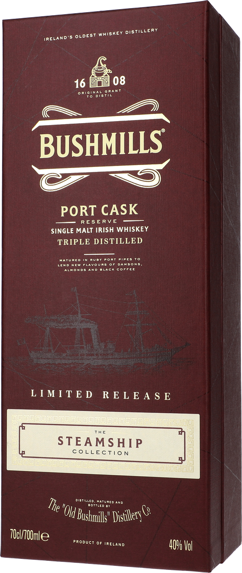 Bushmills Steamship Port Cask Spiritus