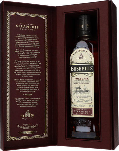 Bushmills Steamship Port Cask Spiritus