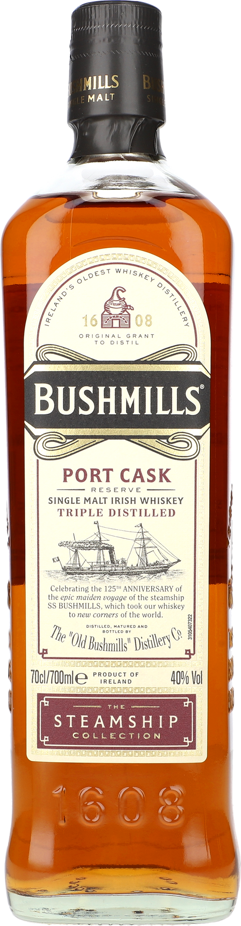 Bushmills Steamship Port Cask Spiritus
