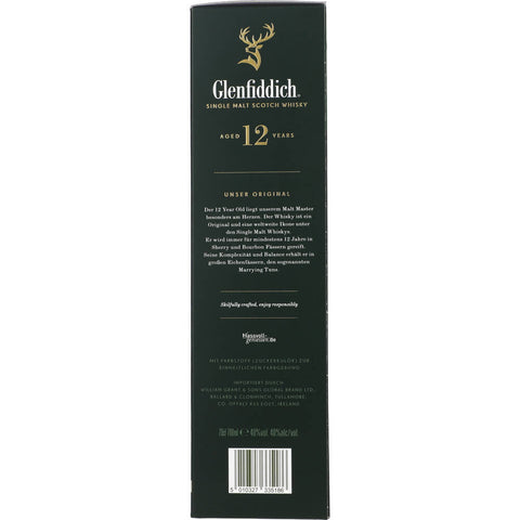 Glenfiddich 12Y Spiritus