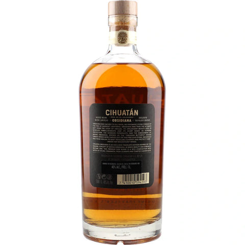 Ron Cihuatan Obsidiana Aged Rum 1L Spiritus