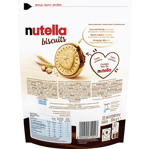 Ferrero Nutella Biscuits