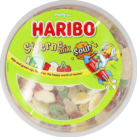 Haribo DK Stjerne Mix Sour