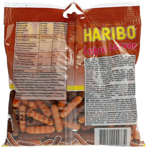 Haribo DK Labre Larver