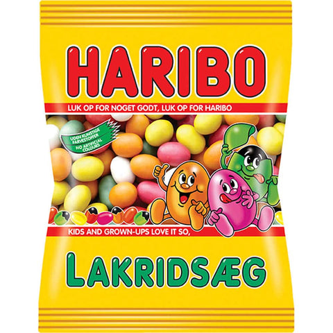 Haribo DK Lakritsägg