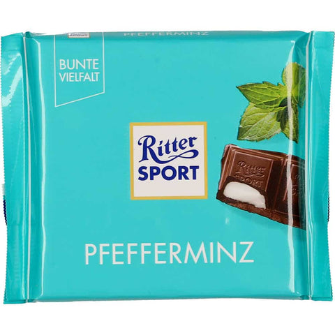 Ritter Sport Bv Pfefferminz Slik & Dagligvarer