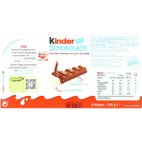Ferrero Kinder Schokolade Slik & Dagligvarer