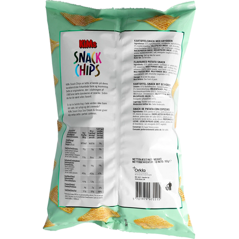 Kims Snack Chips Sour Cream & Onion