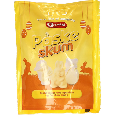 Carletti Påskeskum Appelsin Ferskensmag