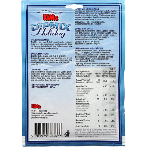 Kims Dipmix Holiday