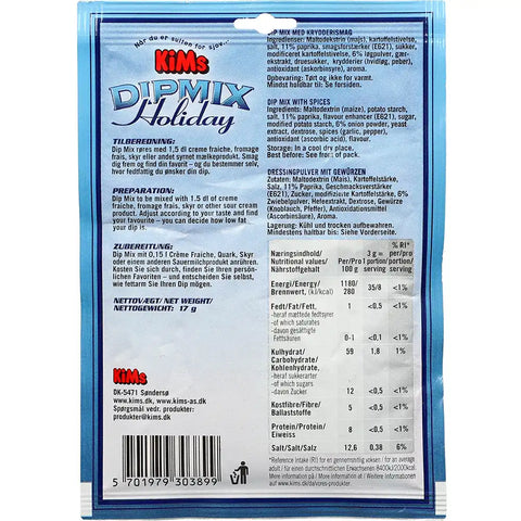 Kims Dipmix Holiday Slik & Dagligvarer