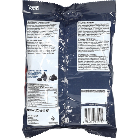 Toms Pingvin Lakrids, 325G