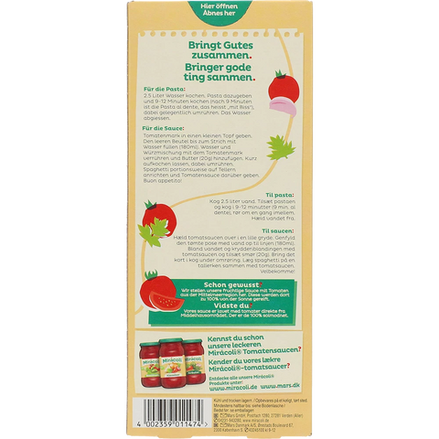 Kraft Miracoli Spaghetti m. Tomatensauce