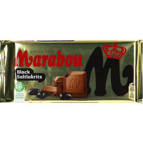 Marabou Black Saltlakritz
