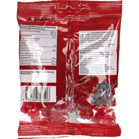 Toms Bonbon Rådne Fisk, 125G