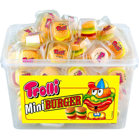 Trolli Mini Burger 60Er Slik & Dagligvarer