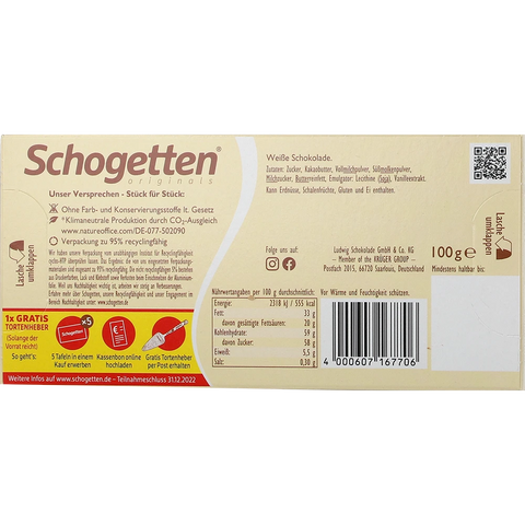 Schogetten Weiße Schokolade