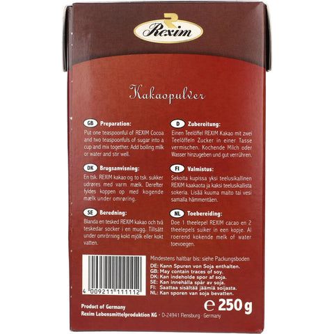 Rexim Holland Kakao 250G Slik & Dagligvarer
