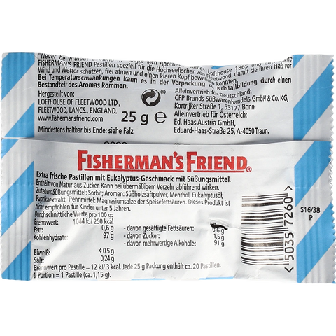 Fisherman's Friend Eukalyptus Menthol o.Z.
