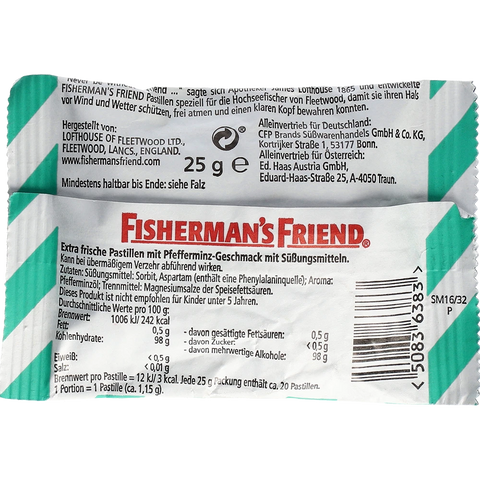 Fisherman's Friend Mint Menthol o.Z.