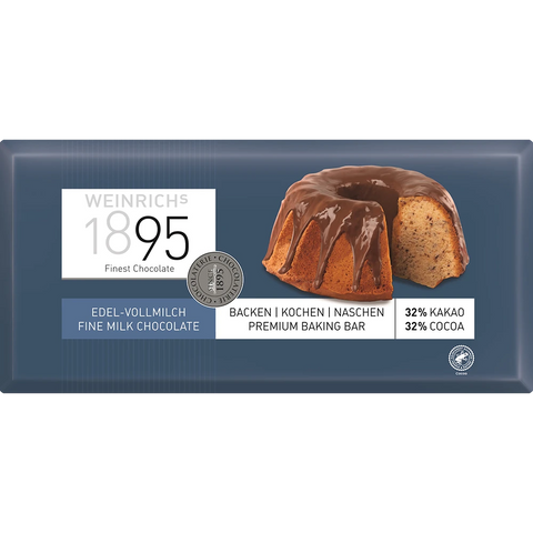 Weinrich's Premium Baking Bar Edel-Vollmilch