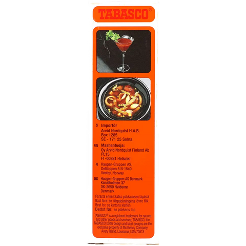Mc. Ilhenny Co. Tabasco Pepper Sauce 57ML Slik & Dagligvarer