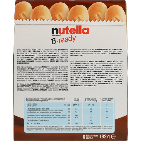 Ferrero Nutella B-Ready T6