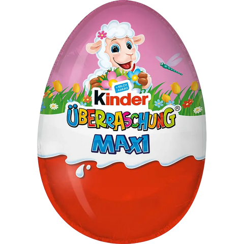 Ferrero Kinder Überraschungs-Riesen-Ei Rosa Ostern