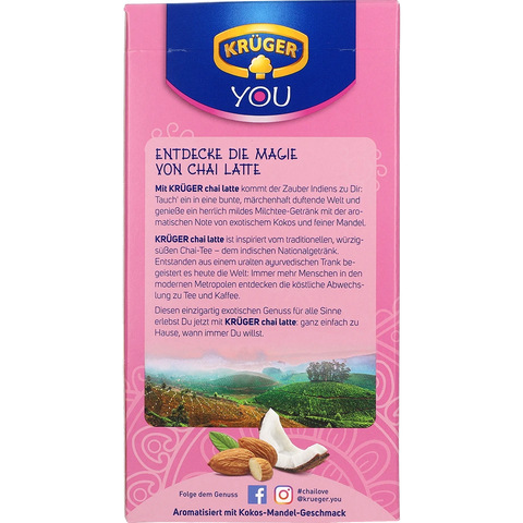 Krüger Chai Latte Kokos Mandel, 250G