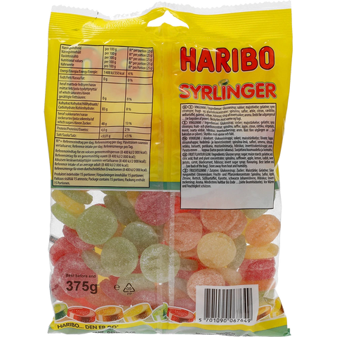 Haribo DK Syrlinger